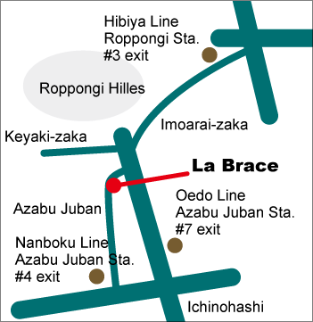 Map to La Brace
